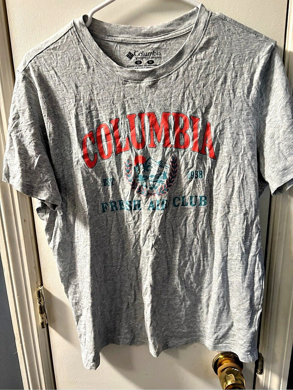 Columbia Graphic Short Sleeve Tee Size Medium